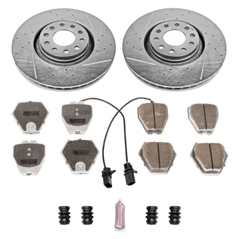 Power Stop 00-01 Audi A6 Quattro Front Z26 Street Warrior Brake Kit - K886-26