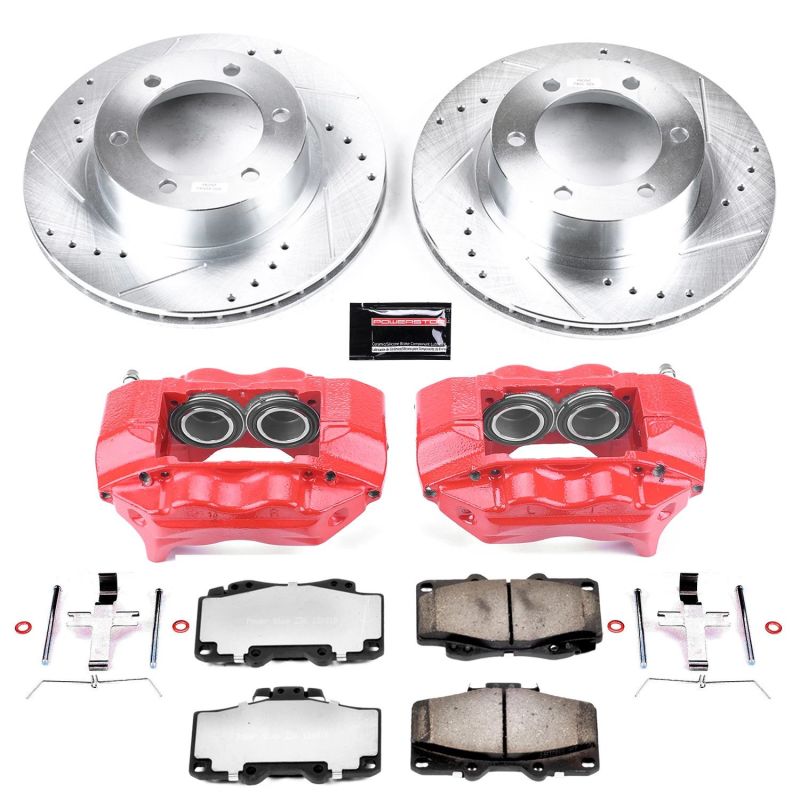 Power Stop 95-02 Toyota 4Runner Front Z36 Truck & Tow Brake Kit w/Calipers - KC1236-36