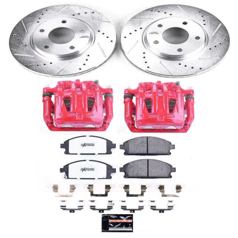 Power Stop 04-09 Nissan Quest Front Z36 Truck & Tow Brake Kit w/Calipers - KC150-36