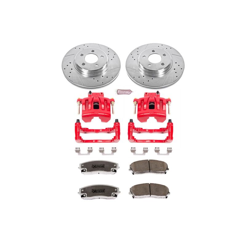 Power Stop 05-11 Chrysler 300 Front Z26 Street Warrior Brake Kit w/Calipers - KC1714-26