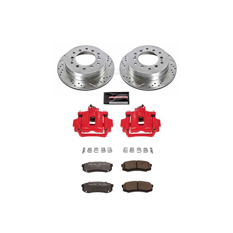 Power Stop 03-09 Toyota 4Runner Rear Z36 Truck & Tow Brake Kit w/Calipers - KC2405A-36