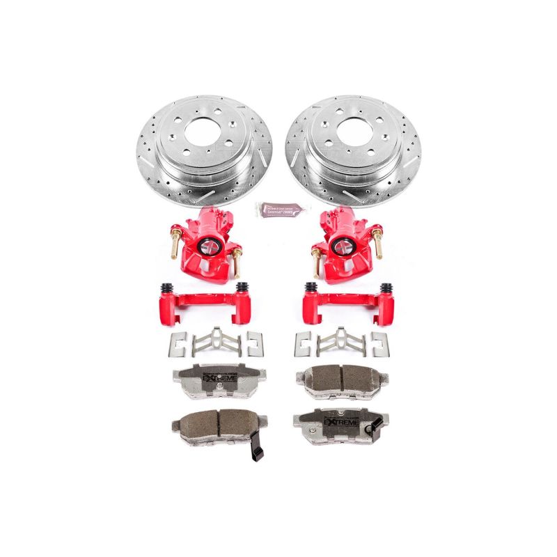Power Stop 94-01 Acura Integra Rear Z26 Street Warrior Brake Kit w/Calipers - KC408-26