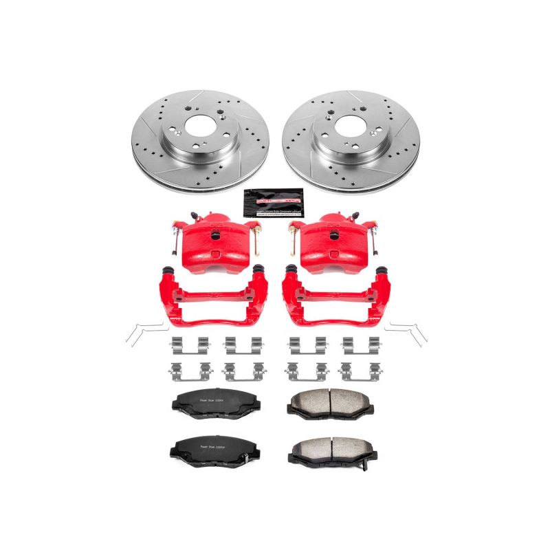 Power Stop 2013 Acura ILX Front Z36 Truck & Tow Brake Kit w/Calipers - KC6490-36