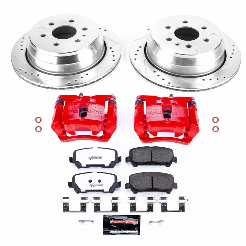 Power Stop 15-19 Chevrolet Colorado Rear Z36 Truck & Tow Brake Kit w/Calipers - KC7127-36