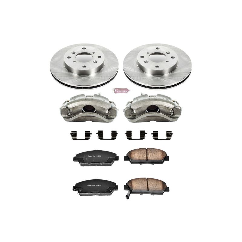 Power Stop 92-96 Honda Prelude Front Autospecialty Brake Kit w/Calipers - KCOE1033