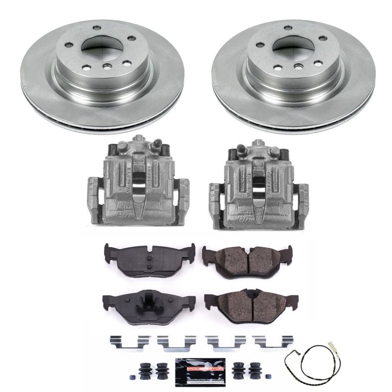 Power Stop 2006 BMW 325i Rear Autospecialty Brake Kit w/Calipers - KCOE044