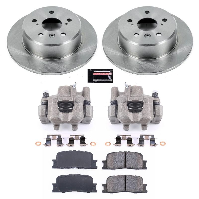 Power Stop 01-03 Toyota High Lander Rear Autospecialty Brake Kit w/Calipers - KCOE1069