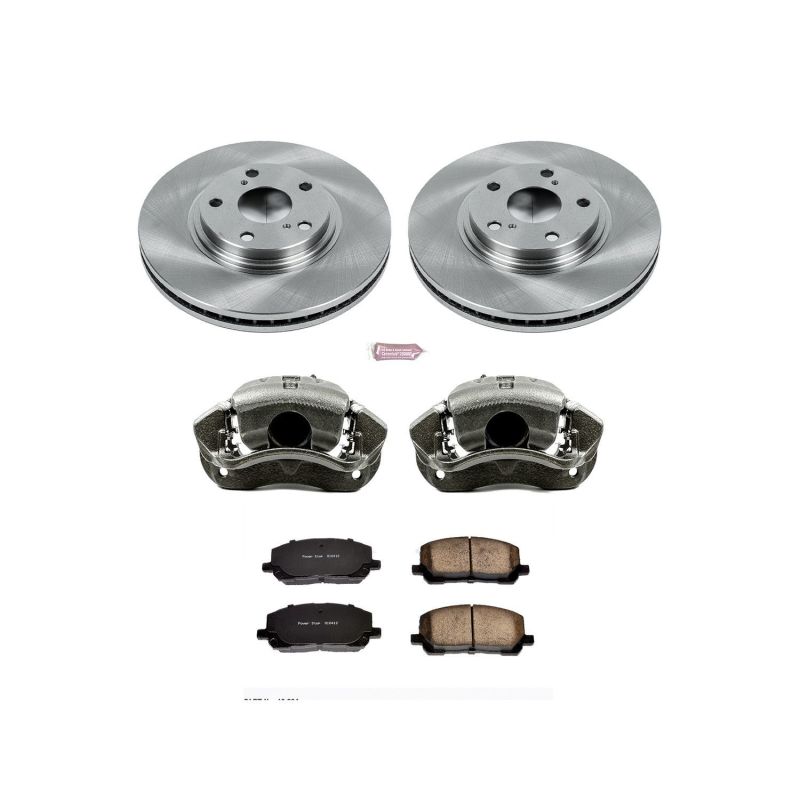 Power Stop 01-07 Toyota High Lander Front Autospecialty Brake Kit w/Calipers - KCOE1137