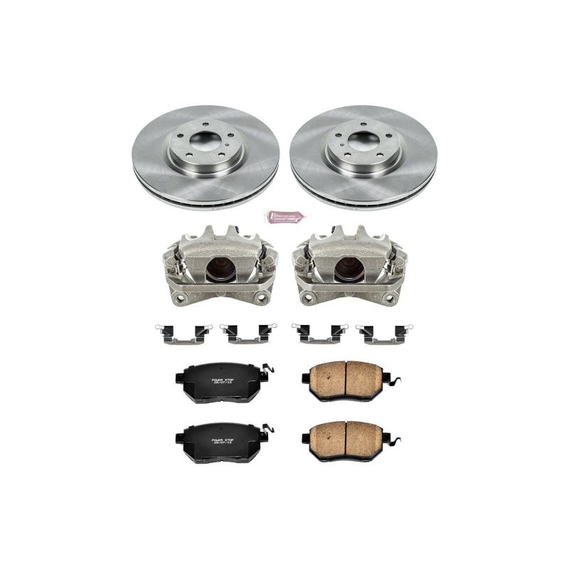Power Stop 06-07 Nissan Murano Front Autospecialty Brake Kit w/Calipers - KCOE116A