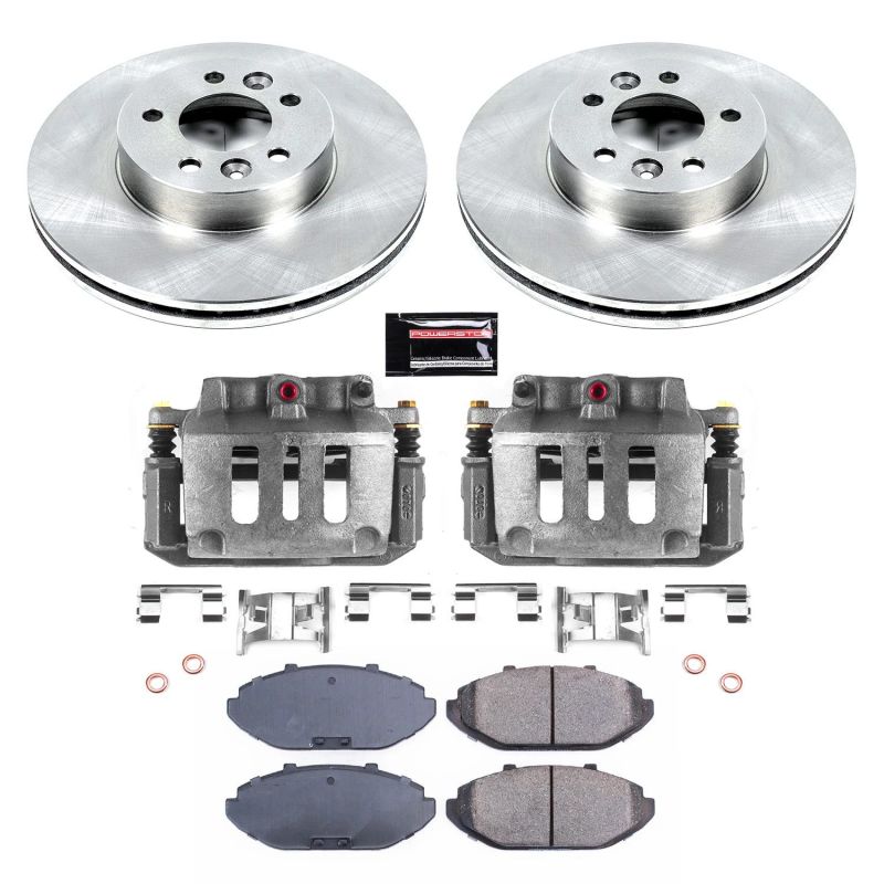 Power Stop 98-02 Ford Crown Victoria Front Autospecialty Brake Kit w/Calipers - KCOE1335