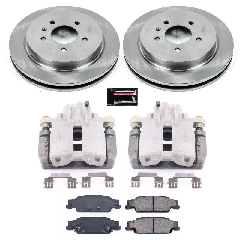 Power Stop 03-07 Cadillac CTS Rear Autospecialty Brake Kit w/Calipers - KCOE1425