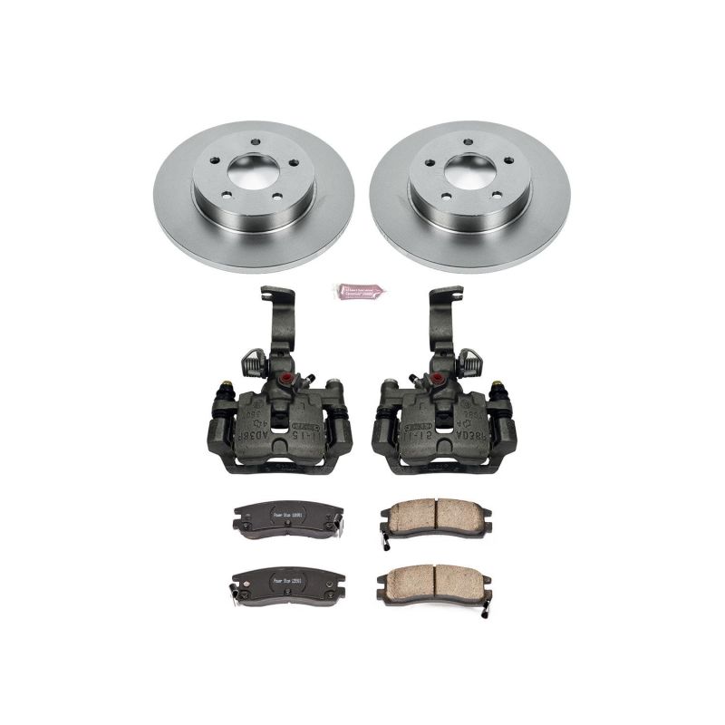 Power Stop 01-03 Oldsmobile Aurora Rear Autospecialty Brake Kit w/Calipers - KCOE1526F