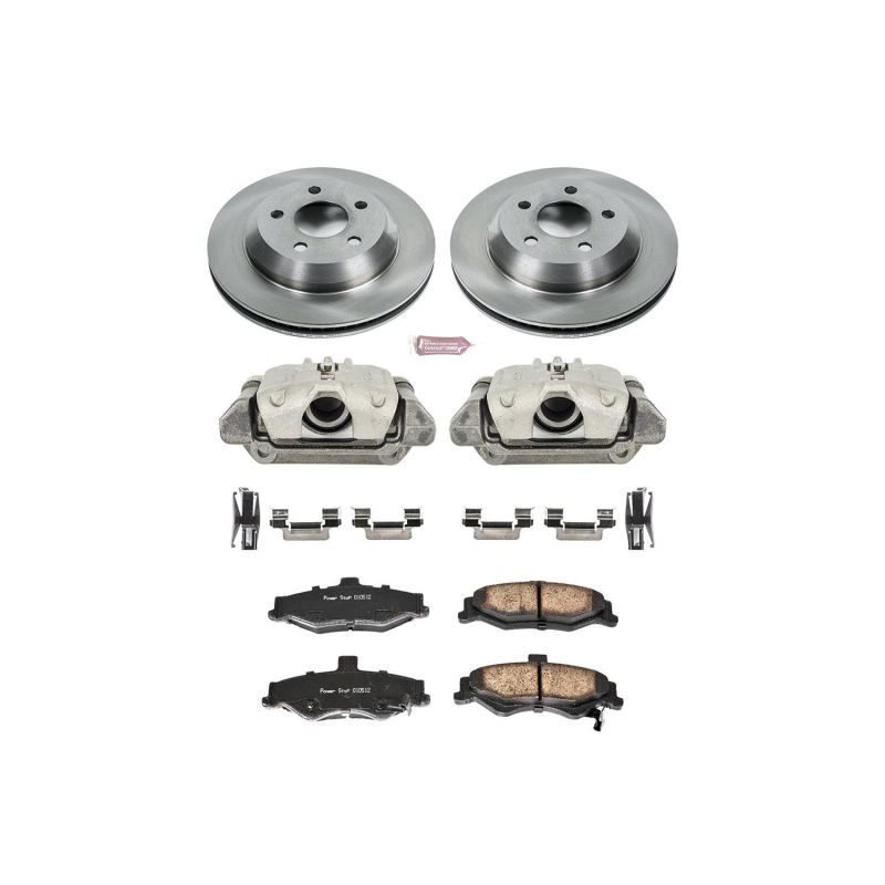 Power Stop 98-02 Chevrolet Camaro Rear Autospecialty Brake Kit w/Calipers - KCOE1568