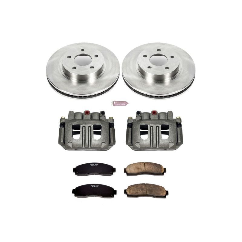 Power Stop 02-03 Saturn Vue Front Autospecialty Brake Kit w/Calipers - KCOE1576A