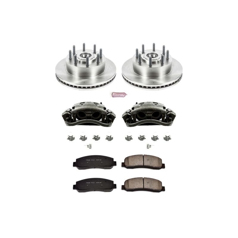 Power Stop 05-07 Ford F-250 Super Duty Front Autospecialty Brake Kit w/Calipers - KCOE1796