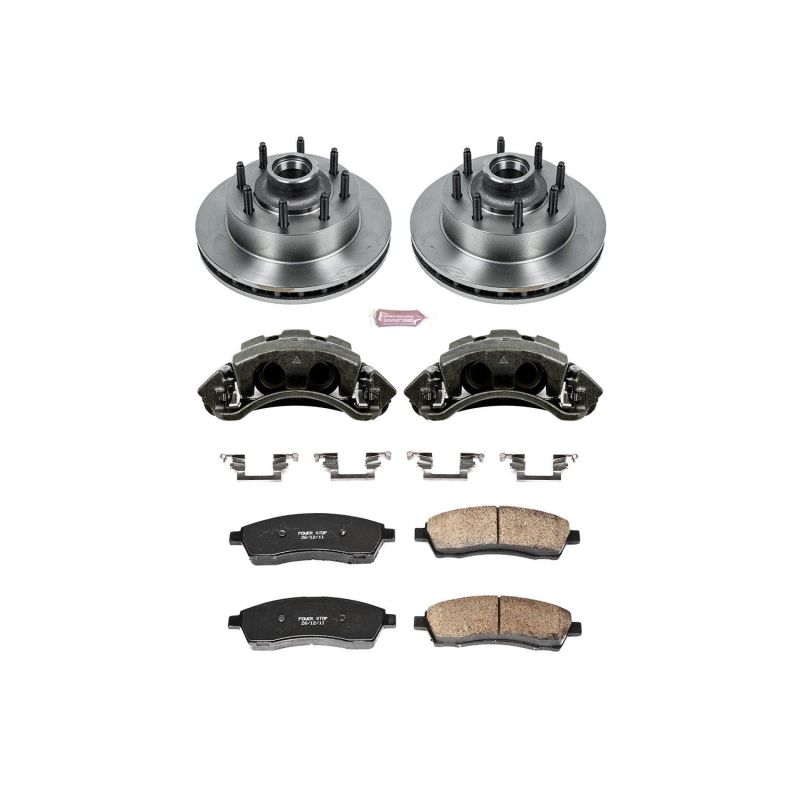 Power Stop 99-01 Ford F-250 Super Duty Front Autospecialty Brake Kit w/Calipers - KCOE1891