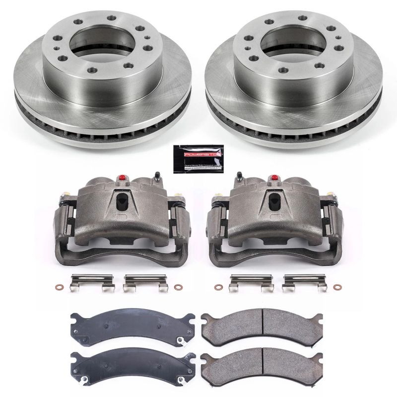 Power Stop 03-19 Chevrolet Express 3500 Front Autospecialty Brake Kit w/Calipers - KCOE2071A