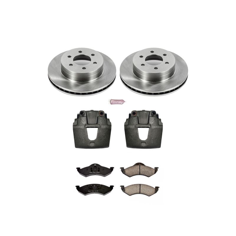 Power Stop 00-02 Dodge Dakota Front Autospecialty Brake Kit w/Calipers - KCOE2139