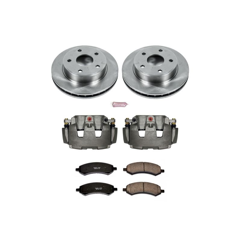 Power Stop 09-10 Dodge Dakota Front Autospecialty Brake Kit w/Calipers - KCOE2193A