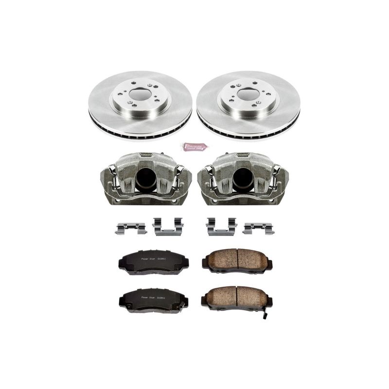 Power Stop 01-03 Acura CL Front Autospecialty Brake Kit w/Calipers - KCOE2292