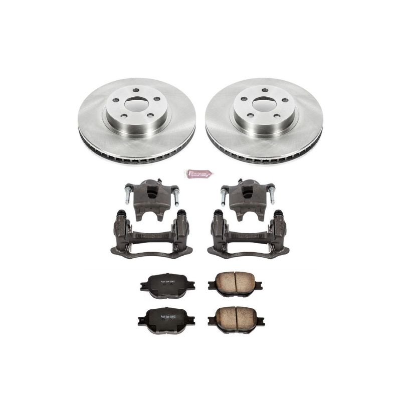 Power Stop 00-02 Toyota Celica Front Autospecialty Brake Kit w/Calipers - KCOE2313A