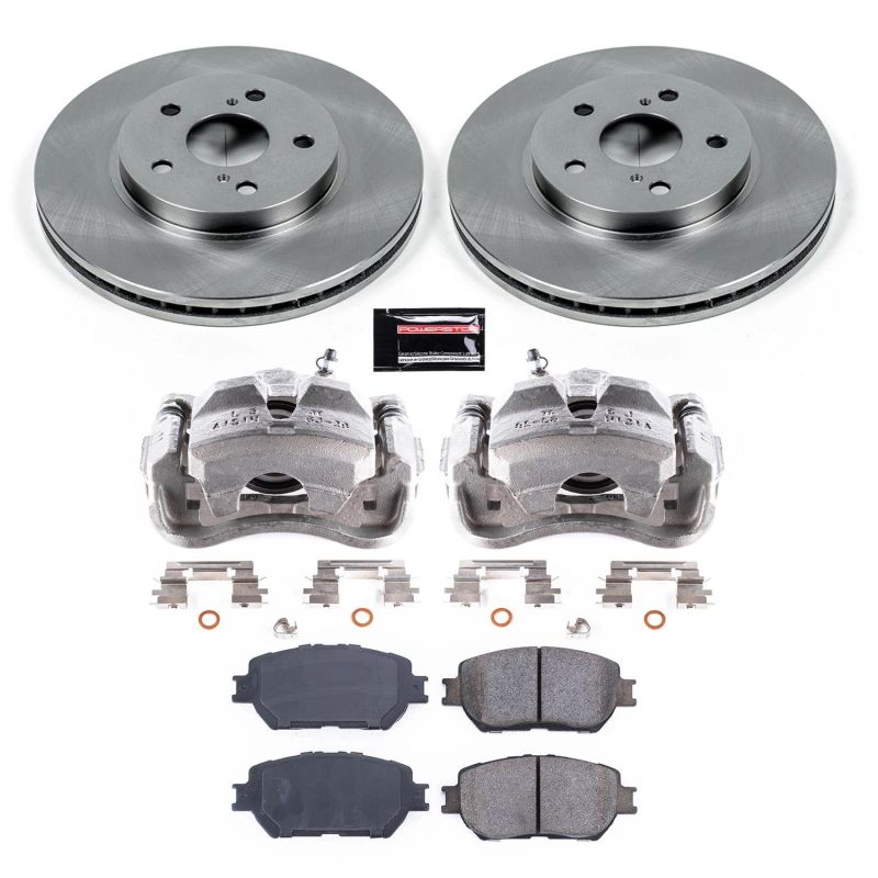 Power Stop 2002 Toyota Camry Front Autospecialty Brake Kit w/Calipers - KCOE2414