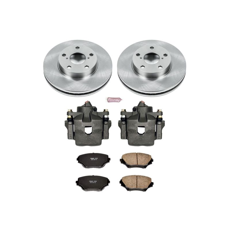 Power Stop 01-05 Toyota RAV4 Front Autospecialty Brake Kit w/Calipers - KCOE2419