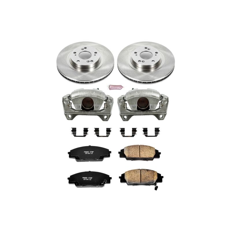 Power Stop 02-06 Acura RSX Front Autospecialty Brake Kit w/Calipers - KCOE2439