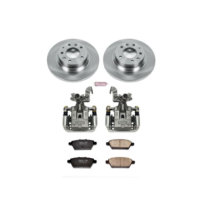 Power Stop 06-12 Ford Fusion Rear Autospecialty Brake Kit w/Calipers - KCOE2450