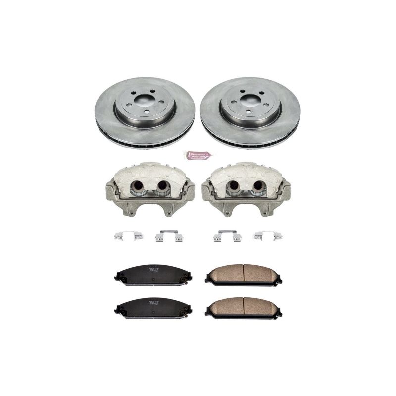 Power Stop 05-19 Chrysler 300 Front Autospecialty Brake Kit w/Calipers - KCOE2560