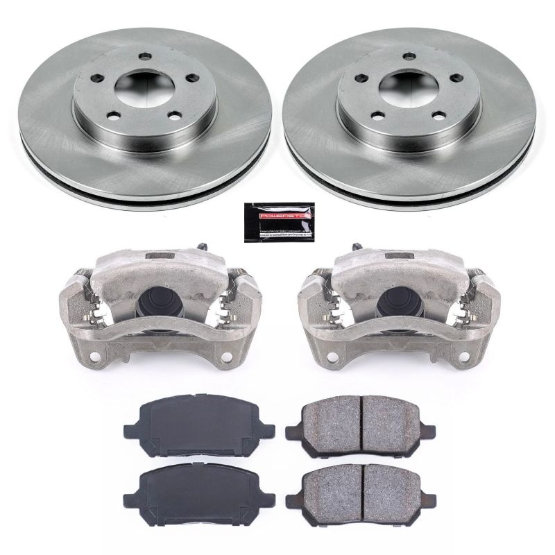 Power Stop 07-10 Pontiac G5 Front Autospecialty Brake Kit w/Calipers - KCOE2983A