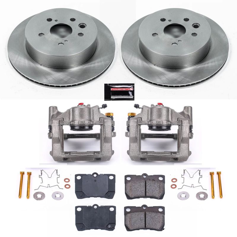 Power Stop 07-11 Lexus GS350 Rear Autospecialty Brake Kit w/Calipers - KCOE2977A
