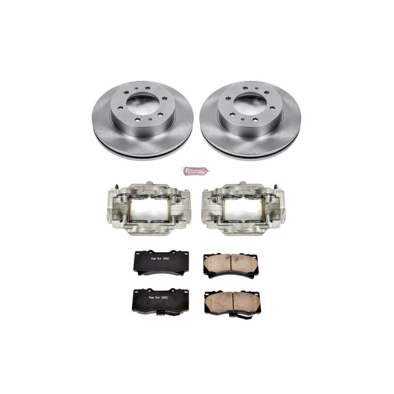 Power Stop 06-10 Hummer H3 Front Autospecialty Brake Kit w/Calipers - KCOE3035