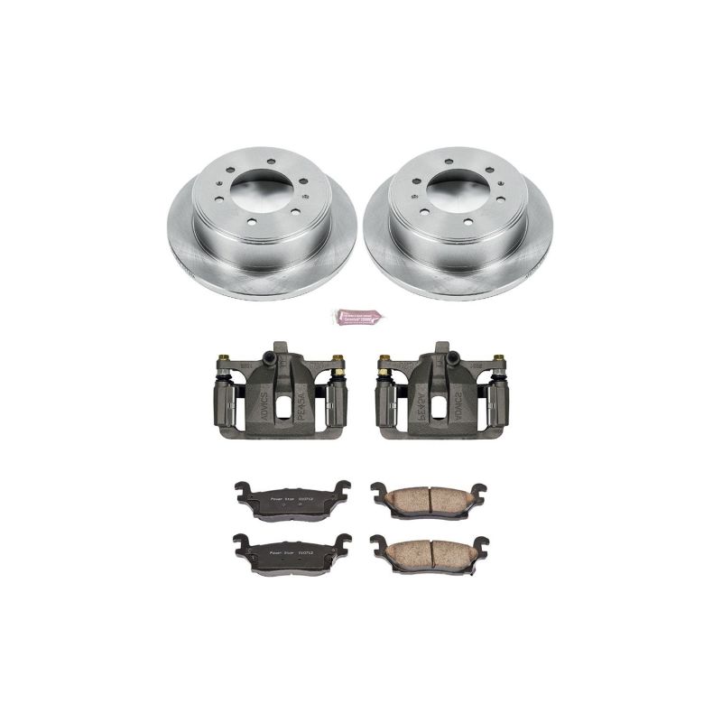 Power Stop 06-10 Hummer H3 Rear Autospecialty Brake Kit w/Calipers - KCOE3067