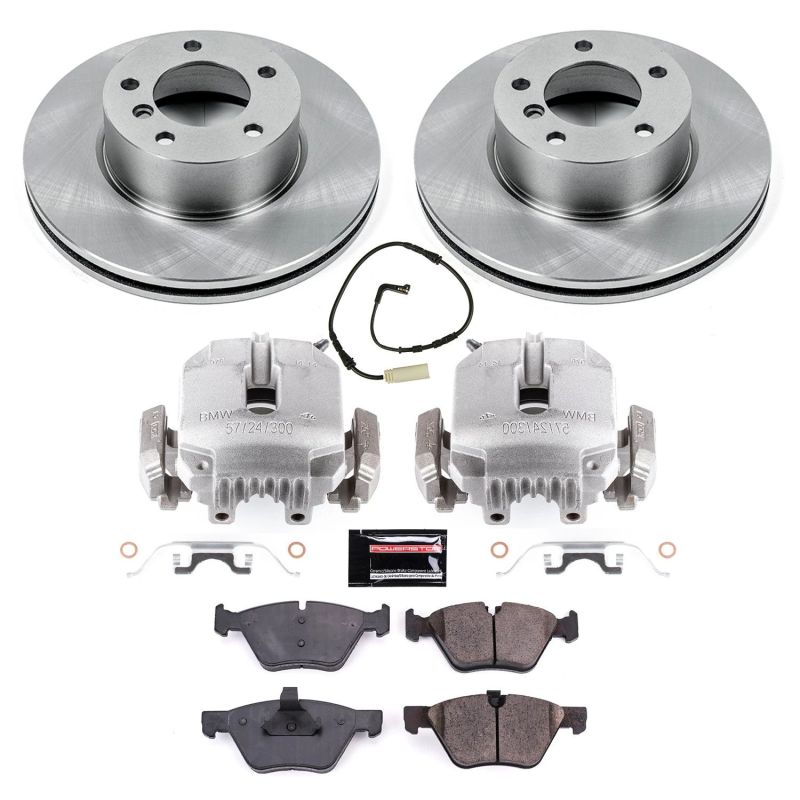 Power Stop 08-10 BMW 128i Front Autospecialty Brake Kit w/Calipers - KCOE3087