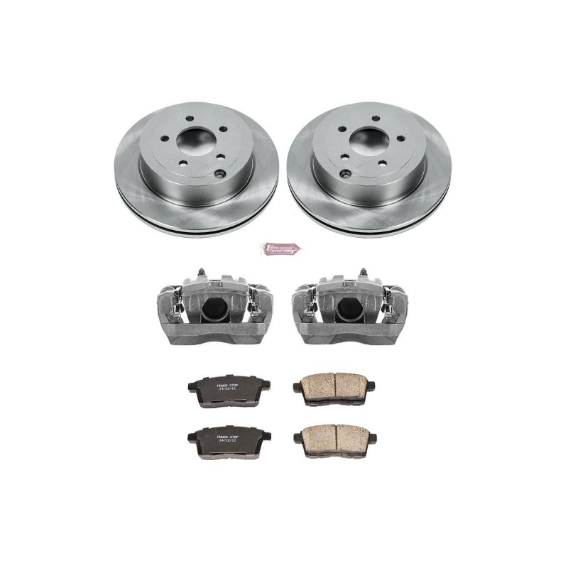 Power Stop 07-10 Ford Edge Rear Autospecialty Brake Kit w/Calipers - KCOE3060
