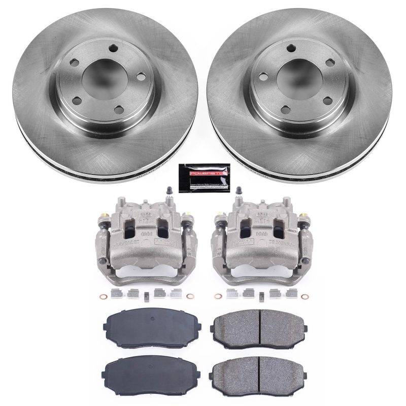 Power Stop 07-09 Ford Edge Front Autospecialty Brake Kit w/Calipers - KCOE3071