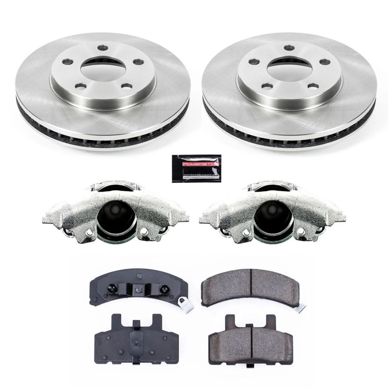 Power Stop 91-93 Cadillac Commercial Chassis Front Autospecialty Brake Kit w/Calipers - KCOE3132