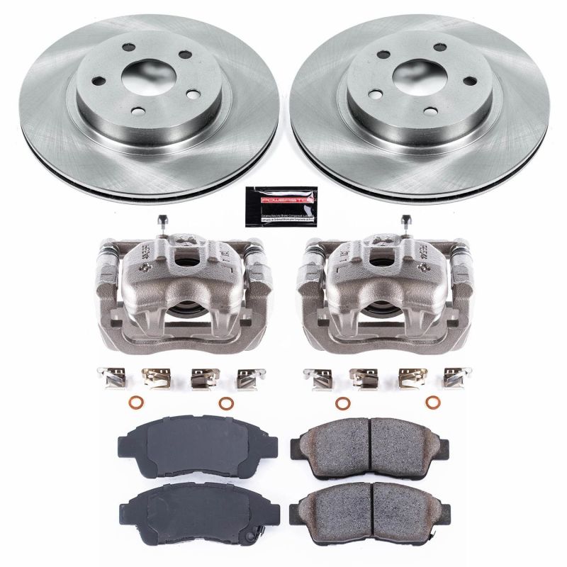 Power Stop 96-00 Toyota RAV4 Front Autospecialty Brake Kit w/Calipers - KCOE3163
