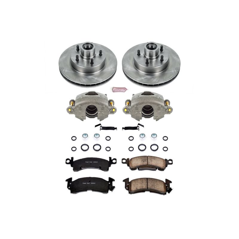 Power Stop 71-73 Buick Centurion Front Autospecialty Brake Kit w/Calipers - KCOE4539