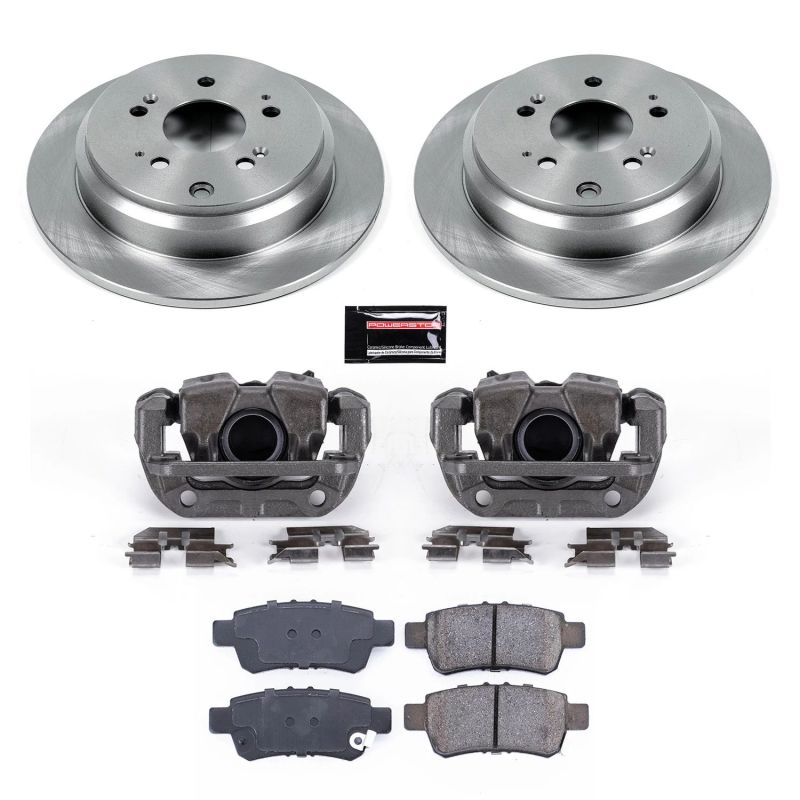 Power Stop 05-10 Honda Odyssey Rear Autospecialty Brake Kit w/Calipers - KCOE4604