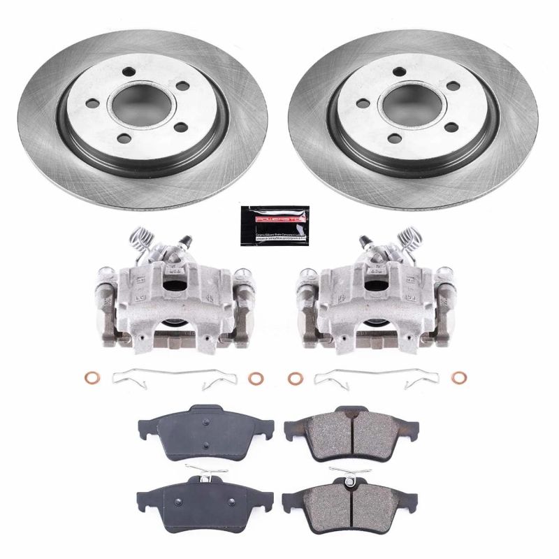 Power Stop 08-13 Volvo C30 Rear Autospecialty Brake Kit w/Calipers - KCOE4613