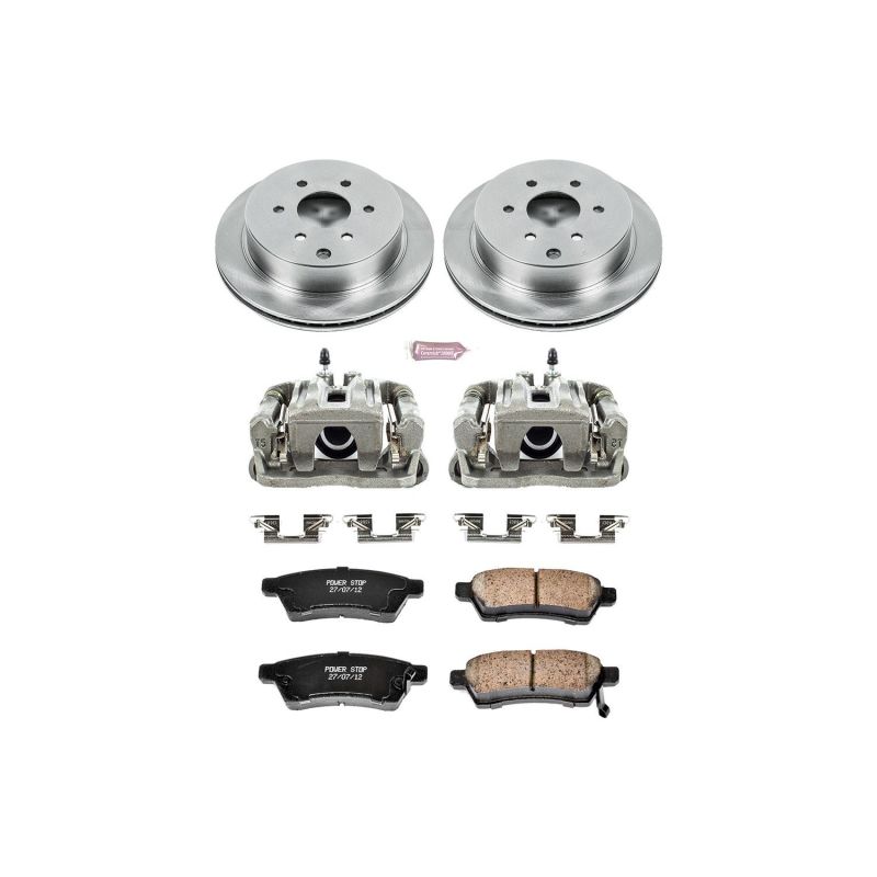 Power Stop 05-18 Nissan Frontier Rear Autospecialty Brake Kit w/Calipers - KCOE4621