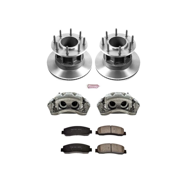Power Stop 07-11 Ford F-350 Super Duty Front Autospecialty Brake Kit w/Calipers - KCOE4595