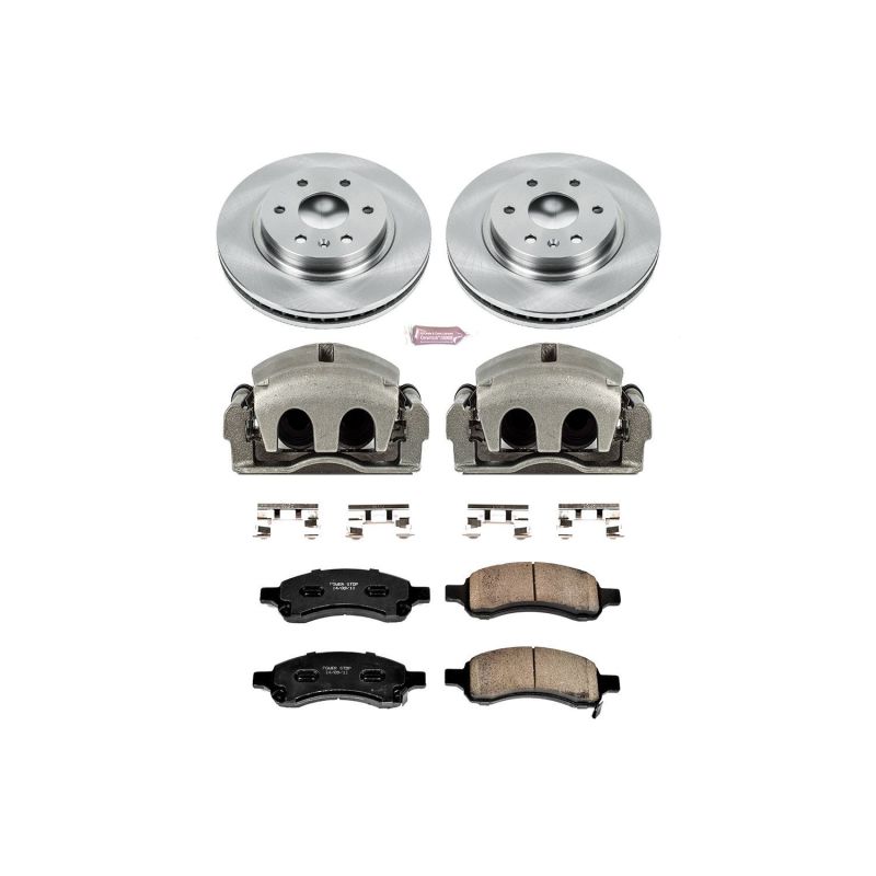 Power Stop 08-17 Buick Enclave Front Autospecialty Brake Kit w/Calipers - KCOE4657