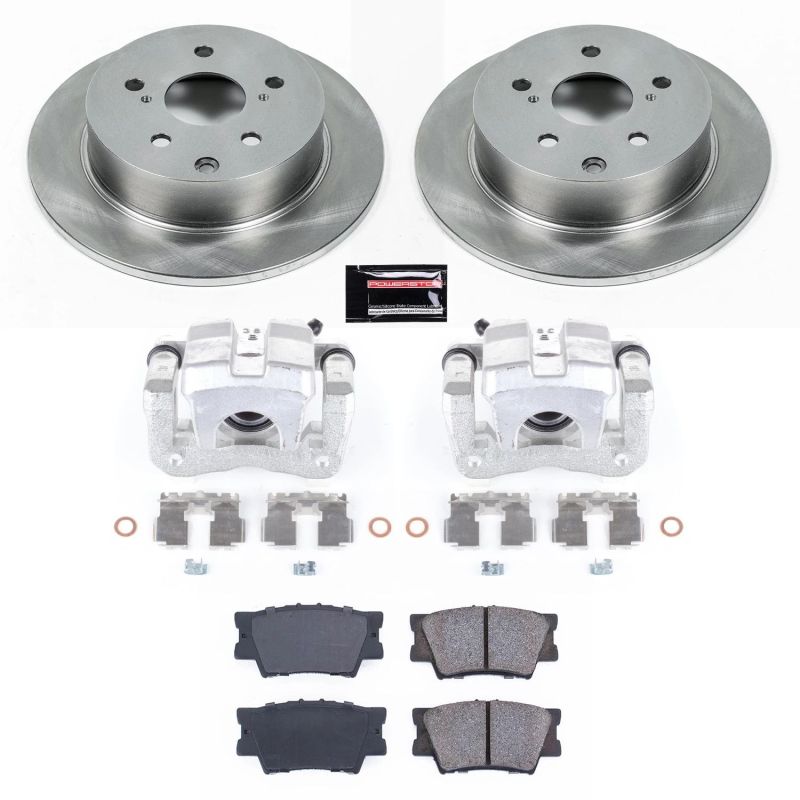 Power Stop 09-10 Pontiac Vibe Rear Autospecialty Brake Kit w/Calipers - KCOE4670