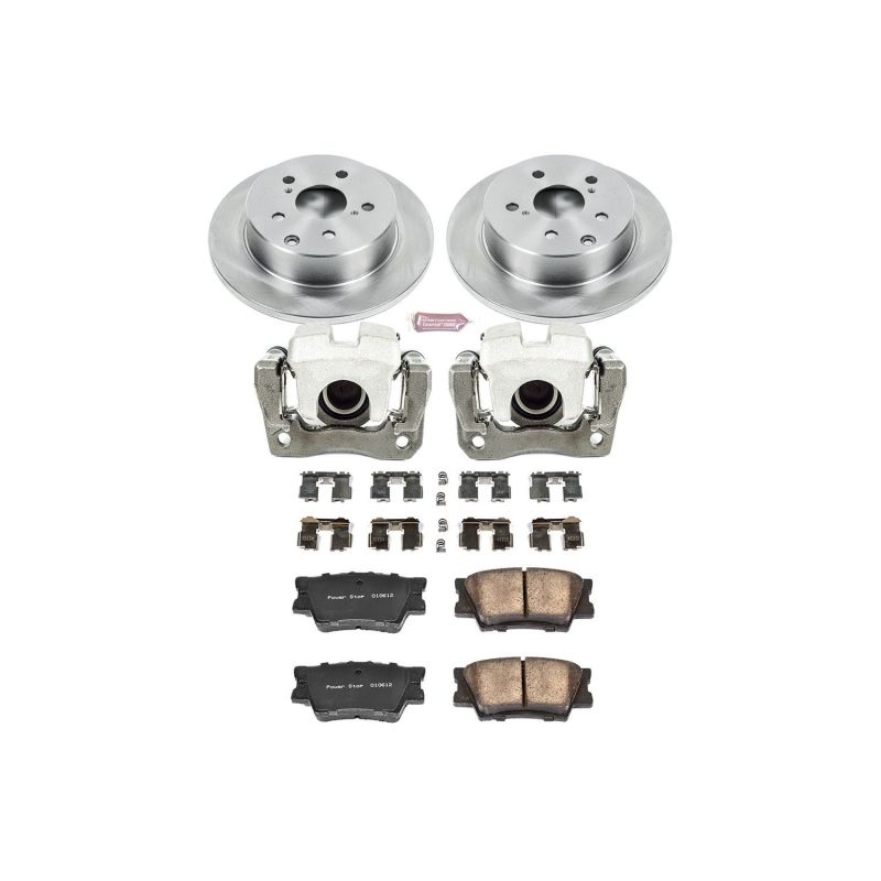 Power Stop 10-12 Lexus HS250h Rear Autospecialty Brake Kit w/Calipers - KCOE4671