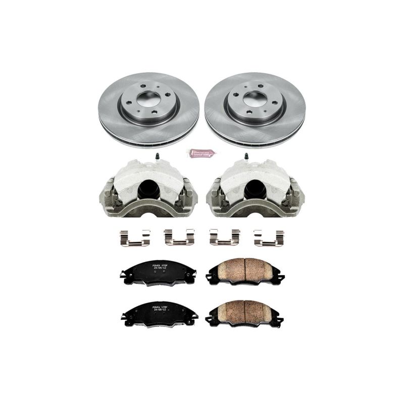 Power Stop 08-11 Ford Focus Front Autospecialty Brake Kit w/Calipers - KCOE4726
