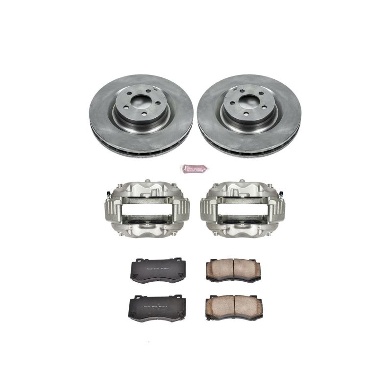 Power Stop 05-10 Chrysler 300 Front Autospecialty Brake Kit w/Calipers - KCOE4695