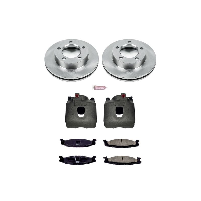 Power Stop 94-96 Ford Bronco Front Autospecialty Brake Kit w/Calipers - KCOE5067